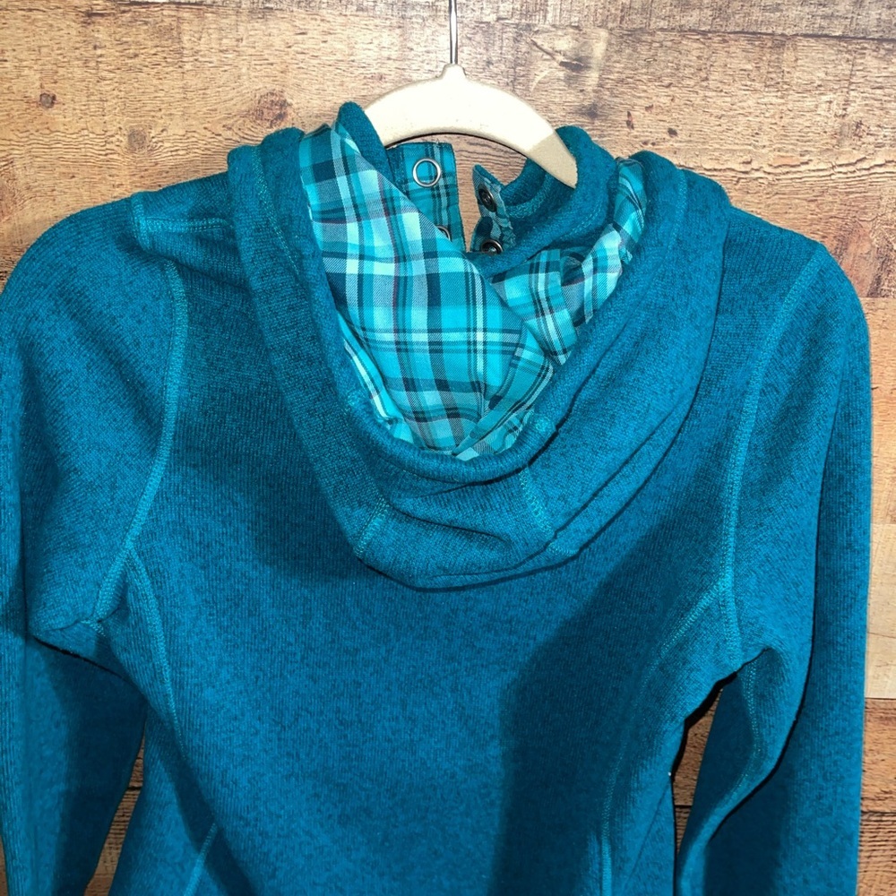 The North Face rare plaid accent hoodie - Picture 6 of 7